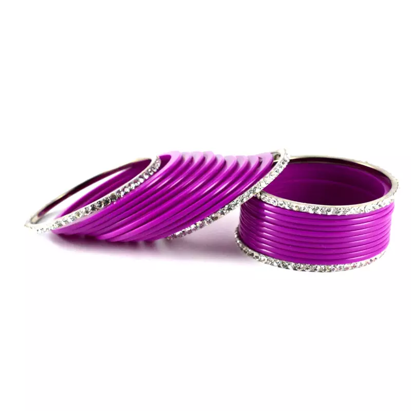 Striking Rani Color Bangles