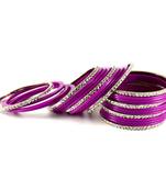 Fashionable Rani Color Bangles