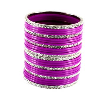 Fashionable Rani Color Bangles 2