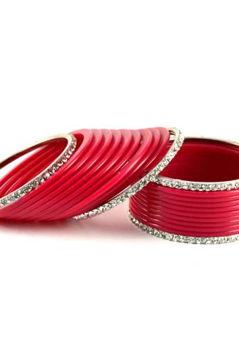 Radiant Magenta Color Bangles