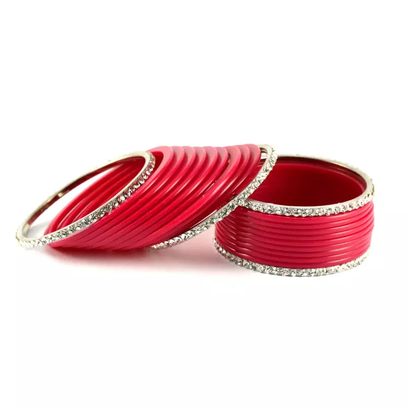 Radiant Magenta Color Bangles