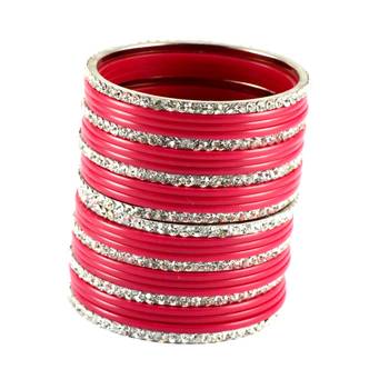 Amazing Magenta Color Bangles 2