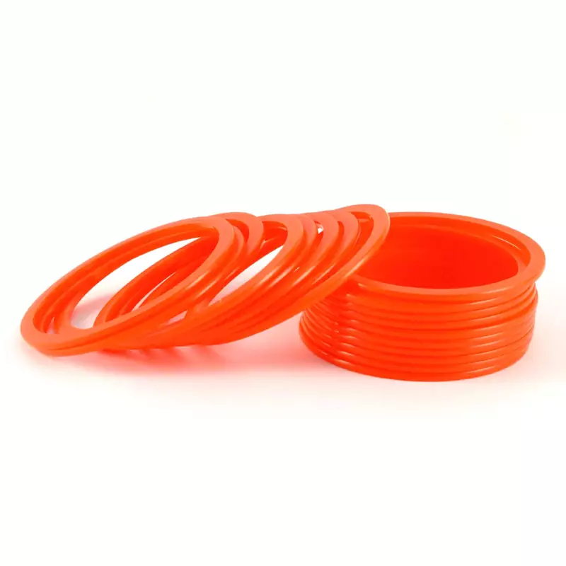 Fabulous Orange Color Bangles