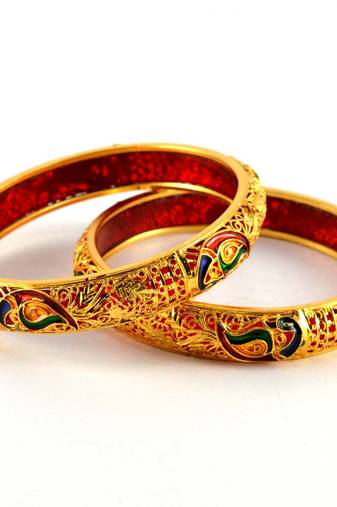 Antiqe Golden Color Bangles