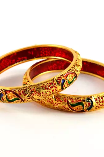 Antiqe Golden Color Bangles