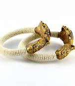 Impressive Ivory Color Bangles  Stretchable