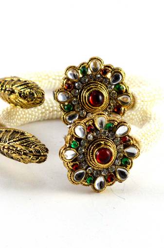 Classy Ivory Color Bangles  Stretchable