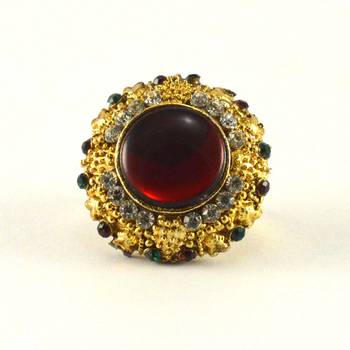 Vidhya Kangan Antiqe Ring Adjustable 1