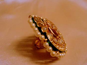 Rajwara Madmawati Adjustable Cocktail Ring 2