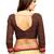 Multicolor printed faux chiffon saree with blouse