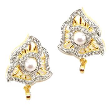 White cubic zirconia necklace-sets 3