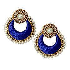Blue diamond earrings 1