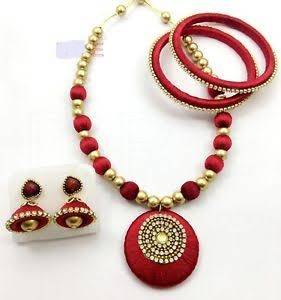 Red diamond necklace-sets 1