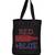 Igypsy ecofriendly digital print black cotton canvas casual tote bags