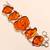 Baltic amber gemstone 925 silver jewelry bracelet 7-8"