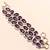 Iolite gemstone 925 silver jewelry bracelet 7-8"