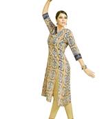 Multicolor printed cotton cotton-kurtis