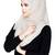 Cream Small Polka Dots Hijab