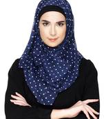 Blue Small Polka Dots Hijab