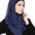 Blue Small Polka Dots Hijab