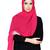 Plain Hot Pink Hijab