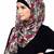 Multi Color Floral Print Instant Hijab