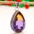 Ametrine  vintage gemstone 925 silver jewelry pendant 2.22"