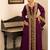 Violet Full Sleeve Moroccan Style Handmade Dress