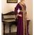 Violet Full Sleeve Moroccan Style Handmade Dress