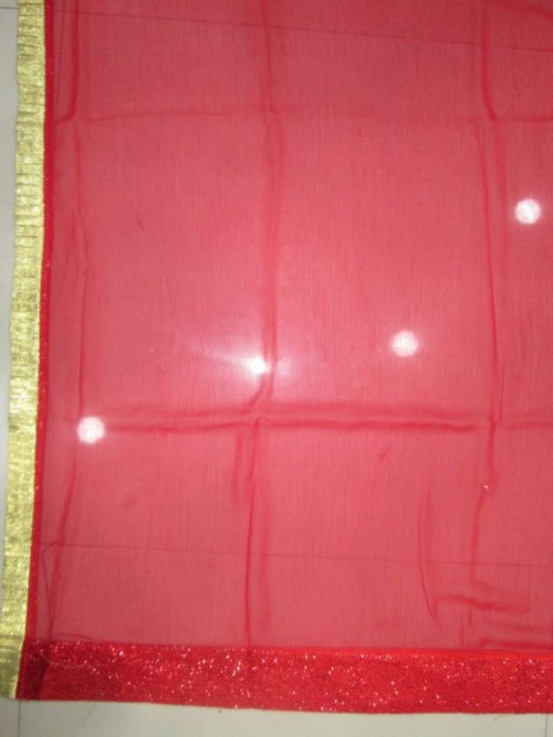 Bollywood Replica Deepika Padukone Badtameez dil Designer chiffon Red  saree