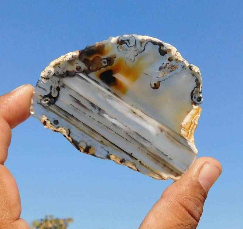 Montana Agate Tear Drop Cabochons,33X21mm,32.80cts...@2840