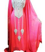 Rani Beads and Stone Work Georgette Hand Arab Moroccan Kaftan