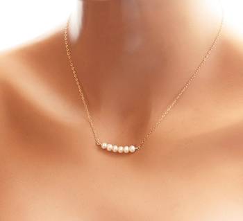 Designer Single Stone Pearl necklace 1