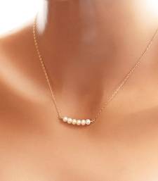 Designer Single Stone Pearl necklace
