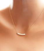 Designer Single Stone Pearl necklace