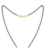 Simple Designer Black Agate Stone 1 Line Mangalsutra for Office or Casual Wear