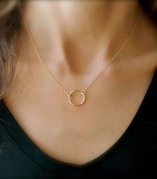 Designer Golden Chain Simple Necklace