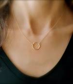 Designer Golden Chain Simple Necklace