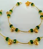 Green Designer anklets
