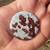 76.8cts brilliant 100% natural painting jasper 46x46x4mm cabochon gemstone