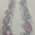 Lavender quartz gemstone plain hand polished tumble beads necklace gsn59