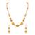 Marvellous Gold Plated Necklace Mala Set For Women