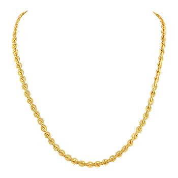Elegant Party Wear Gold Plated Chain For Unisex 1