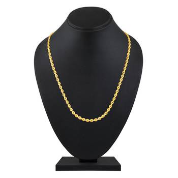 Brilliant Party Wear Gold Plated Chain For Unisex 2