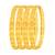 Brilliant Laxmi Coin Gold Plated Set Of 4 Bangles For Women