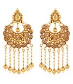 Cluster Jhumki Gold Plated Earring For Women