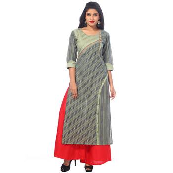 Green printed cotton kurtas-and-kurtis 1