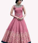Pink Gajri Color Indian Gown