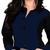 dark blue hand print rayon kurti