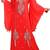 Orange Zari Stone Work Georgette Islamic Style Beads Embedded PartyWear Abaya